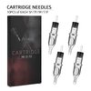 40pcs Mixed F Tattoo Cartridge Needles, ATOMUS 10pcs of Each 5F 7F 9F 11F Flat Disposable Tattoo Needle