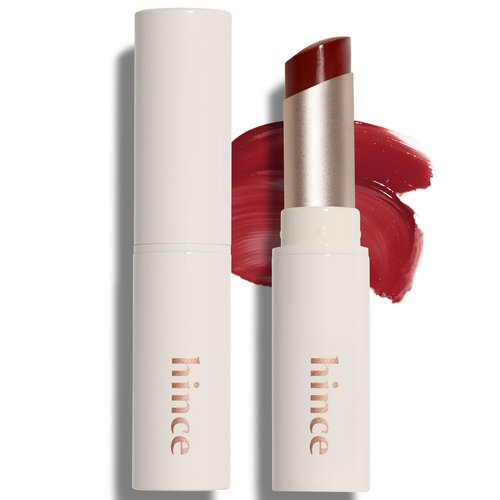 HINCE Mood Enhancer Lip Glow, Moisturizing Lip Balm with Shea Butter & Sweet Almond, Non-Sticky and Long-lasting Tinted Lip Tint with Buttery Balm Texture for Neutral Color 0.2oz. (1, IMPASSIONED, 05)