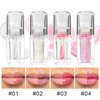 HUDABABY Transparent Warm Changing Pearl Lip Oil,Magic Color Changing Lip Oil,Moisturizing And Moisturizing Lip Gloss, Reducing Lip Lines,Hydrating Lip Glow Oil (02# Pearlescent Lip Oil)