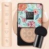 Lovelycat Mushroom Head Air Cushion BB Cream Even Skin Tone Makeup Base PrimerConcealer Lasting Nude Makeup Moisturizing Brightening Pigment CC Liquid Foundation (A-lvory)