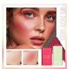 Lovelycat Blush Rare Beauty Liquid Blush Cream Blush Stick For Cheeks Natural Blendable Powder Blusher Stick On The Go Blush Brushes For Makeup Cheeks,Natural Waterproof, Long Lasting (red)