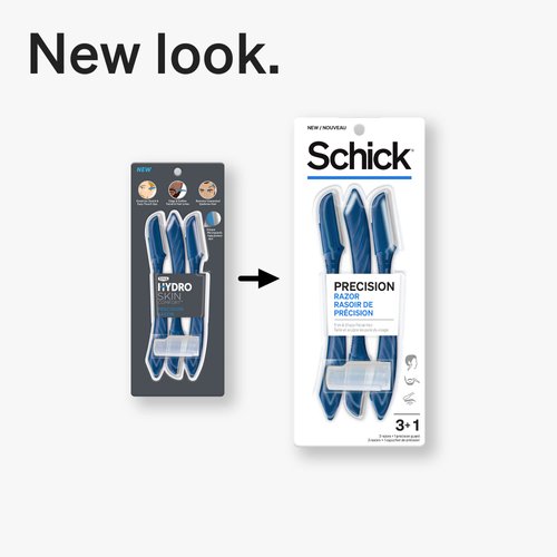 Schick Precision Razor â€” Precision Razor for Men, Edging Razors, Disposable Razors Men, 3 Count (Pack of 1)