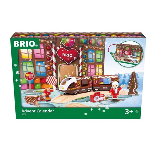 BRIO World – 36001 Christmas Advent Calendar 2022 | Train Set Accessory for Kids Age 3 Years and Up Compatible with All Railway Sets & Accessories