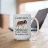 Lovesout Funny Pharaoh Hound Fetch This Middle Finger Christmas 2025 Gifts White Coffee Mug 15oz