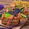 SHAOQINLIN 30 Pieces King Cake Babies 1.2inch Mini Plastic Babies Suitable for Baby Shower Ice Cube Games Mardi Gras Party Decorations (Latin)