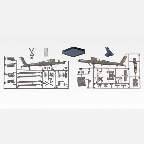 Revell SnapTite Apache Helicopter Plastic Model Kit Brown,8 years old and up