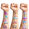 100 PCS Ice Cream Birthday Party Decorations Favors Supplies Temporary Tattoos Decor Ice Cream Truck Sweets Dessert Bar Stickers For Girls Boys Classroom School Prizes Reward