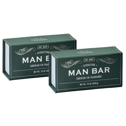 SFS Company Man Bar Set of 2 10 oz. Soap Bars (Siberian Fir)