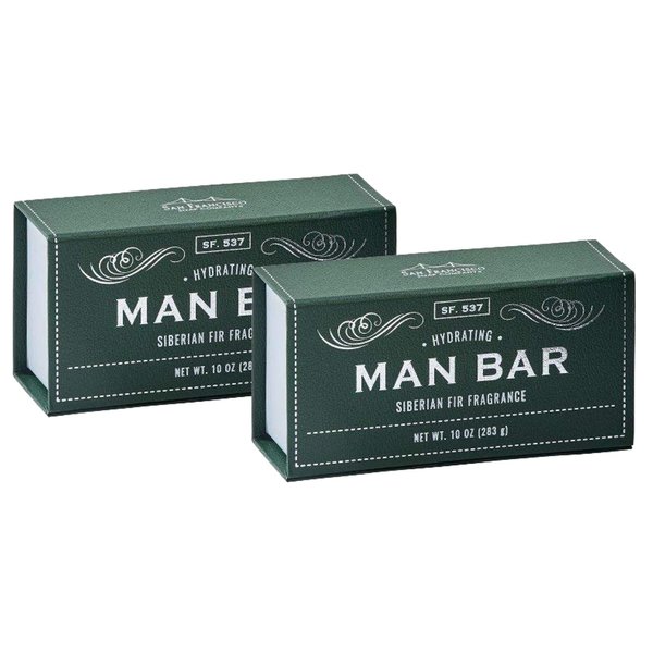 SFS Company Man Bar Set of 2 10 oz. Soap Bars (Siberian Fir)