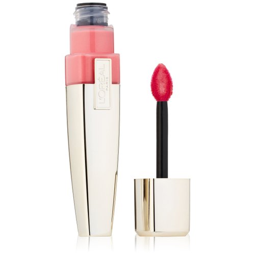 L’Oréal Paris Colour Caresse Wet Shine Lip Stain, Rose On And On, 0.21 Ounces