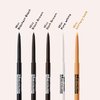 Ruby Kisses Waterproof Eyeliner, 24HR Waterproof Long-Lasting Mechanical Eyeliner Pencil with Built-in Sharpener, Smudgeproof 3 Pack (Blackest Black)