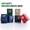 Infinity Guard Card Deck Box for MTG, Magic Commander Deck Box Fits 200+ Cards without sleeves for TCG CCG Trading Cards (Green)