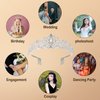 Dicodoum Silver Tiaras and Crowns for Women Girls, Crystal Birthday Queen Crowns with Comb Rhinestone Princess Tiara Hair Accessories Wedding Crown for Brides