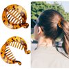 WILLBOND 6 Pieces Banana Hair Clips Banana Hair Combs Fishtail Hair Clip Combs Resin Banana Fish Grips for Women Hair Accessories
