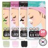 LOOKATME Nose Pore Strips (4-Pack, 20 Nose Strips). Korean Skin Care Blackhead Remover. K Beauty Blackhead Strips for Nose and Face, Black Head Strips Women. Acne Mask for Blackhead Removal. (Combo)