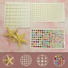 5pcs Starfish Hair Clips, Mermaid Accessory Set with Pearl Stickers, Face Gems, Sea Star Hairpins and Body Jewels for Costume, Festival, Holiday Makeup