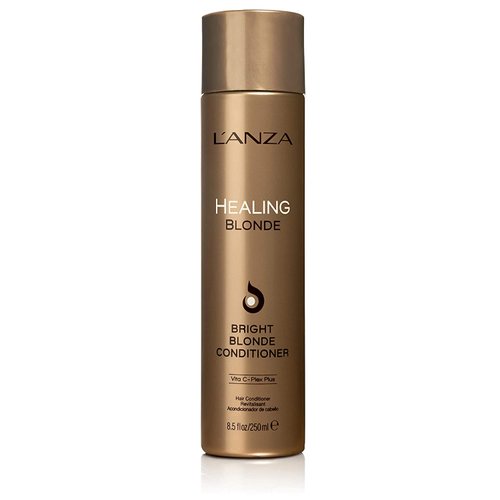 L'ANZA Healing Blonde Bright Conditioner, Formulated for Natural & Decolourized Blonde Hair, Boosts Shine and Brightness while Healing, with Sulfate-free, Paraben-free, Gluten-free Formula (8.5 Fl Oz)