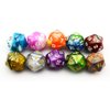 SmartDealsPro 10-Pack 20 Sided Dice D20 Polyhedral Dice for DND RPG MTG Table Game (Color 2)