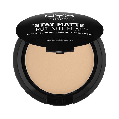 NYX PROFESSIONAL MAKEUP Stay Matte But Not Flat Powder Foundation, Medium Beige