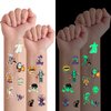 79 Pcs Halloween Scar Temporary Tattoos for Kids， Halloween Assorted Treat or Trick Halloween Fake Tattoo Stickers for Boys Girls Goody Bag Stuffers Prizes Party Favors