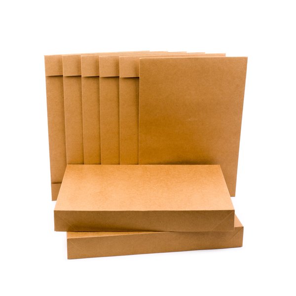 Hallmark Medium Gift Boxes with Lids (5 Shirt Boxes, Kraft) for Birthdays, Graduations, Christmas, Weddings, Bridal Showers