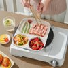 MIUGO Egg Pan Nonstick Frying Pan,Egg Frying Pan 3 Section,Omelette Pan Aluminium Alloy Pancake Pan for Breakfast,Suitable for Gas Stove and Induction Cookware
