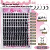 SZYZKJ Lash Clusters 3D Multilayered DIY Cluster Eyelash Extensions 144pcs D Curl 12-18mm Mix Individual Lashes Cluster (C Honey 12-18mm-D)