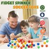 33 Pcs Mini Fidget Spinners Soccer Ball Toys Party Favors for Kids, Classroom Prizes, Pinata Filler, Goodie Bag Stuffers, Treasure Box Toys, Prize Box Toys for Kids Classroom, Bulk Toys Set