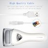 2 PCS Charger Cord Replacement for Pritech Electric Feet Callus Remover Foot Pedicure, USB Power Adapter Charging Cable