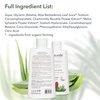 Micellar Water Cleansing & Moisturizing Organic Aloe Vera - 98.8% Natural Ingredients, Vegan Certified Micellar Water Makeup Remover for All Skin Types - 8.5 Fl Oz / 250ml - (package may vary)