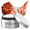 THERAPISPA Pure Rich Body Butter - Super Creamy with Ceramides, Hyaluronic Acid, Niacinamide (B3), Panthenol (B5), and Shea Butter for Deep Hydration and Repairing Dry Skin (Gold, 7 oz)