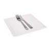Restaurantware Napluxe Organic Cotton Dinner Napkins - Soft and Durable 9" x 9" Ecru Paper Napkins - Disposable and Recyclable - 50-CT Roll- Restaurantware