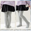 Mini angel Baby Tights Infant Toddler Girl Cable Knit Leggings Soft Cotton Stockings Pantyhose 3pack (Black, White, Grey, 12-24 Month)