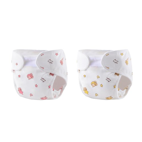 Pedolltree Reborn Baby Dolls Diapers Accessories 2-Piece Pack for 17-22 Inch Reborn Dolls Newborn Baby Doll Underwear Reusable Washable