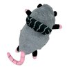 Roadkill Opossum Dog Toy Funny Dead Ran Over Possum Stuffed Chew Toy with Hidden Treat Compartments - Rip and Reveal Interactive Chew