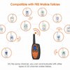 Two Way Radios for Adults, Topsung M880 FRS Walkie Talkie Long Range with VOX Belt Clip/Hands Free Walki Talki with Noise Cancelling for Women Kids Camping Hiking Cruise Ship (Orange 2 in 1)