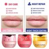 4 Pcs Honey Lip Balm, Bee Lip Balm Honey Pot,Moisturizing Lip Mask Overnight,Hydrate Repair Prevent Dry Cracked Lip Care(Honey+Strawberry+Watermelon+Apple)