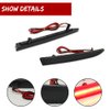 GTINTHEBOX Smoked Lens LED Tail Brake Rear Fog Light Bumper Reflector Lamps for 2016-2020 Chevrolet Camaro Traverse,Cadillac ATS XT5,2008 2009 Pontiac G8 (Full LED Style)