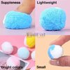 HaiPal Cat Toy Balls, 30Pcs Premium Soft Pom Pom Balls for Kittens, 1,2'' Funny Interactive Cat Pompom Toys for Bored Indoor Cats Playing Plush Balls for Craft DIY Decorations,Cute Kitten Kitty Toys.
