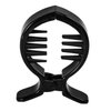 Duehut Hair Clip, 2 PCS Round Inner Toothed Strong Tension Fish Tail Hair Claw Clips for Women, Black