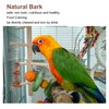 Bird Wood Chew Toy, Bird Parakeets Chewing Toys Bird Chew Toys Bite Resistant Relieve Boredom Hanging Chewing Toys for Parrots