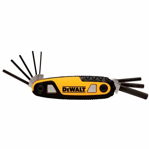 DEWALT DWHT70263M Folding Locking Hex Key Set, MM