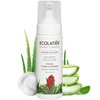 ECOLATIÈR Facial Foam Cleanser Intense Hydration Organic Aloe Vera – 98.6% Natural, Vegan, Gentle Face Wash for Women, Hydrating for Sensitive Skin, 5.1 Fl Oz