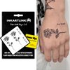 INKARTLINK Semi Permanent Tattoos, Tattoos for Women, Holiday Tattoos, Party Favors, Lasts 7-15 Days, Waterproof and Non-reflective, Unique Design(Be Kind)