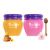 KISSIO Lip Mask,Honey and Cherry Lip Mask Set,Repair Lips Day and Night,Plant Extract,Lip Mask Overnight,Hydrating Lip Balm(2 pcs)