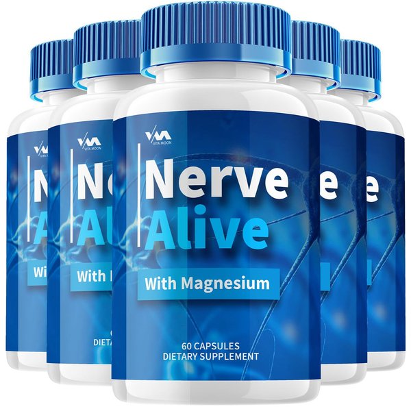 (5 Pack) Nerve Alive Supplement, NerveAlive Capsules - Advanced Formula, Maximum Strength Reviews, 300 Capsules