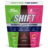 Real Ketones BHB Exogenous Ketones Drink Mix Packets Keto Electrolytes Powder Packets No Sugar with 4 Main Fasting Electrolytes Plus Hydrating Patented Keto BHB - 7 Count Variety Pack