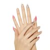 KISS Gel Fantasy Press On Nails, Nail glue included, 'Fun & Jelly', Pink, Medium Size, Coffin Shape, Includes 28 Nails, 2g glue, 1 Manicure Stick, 1 Mini File