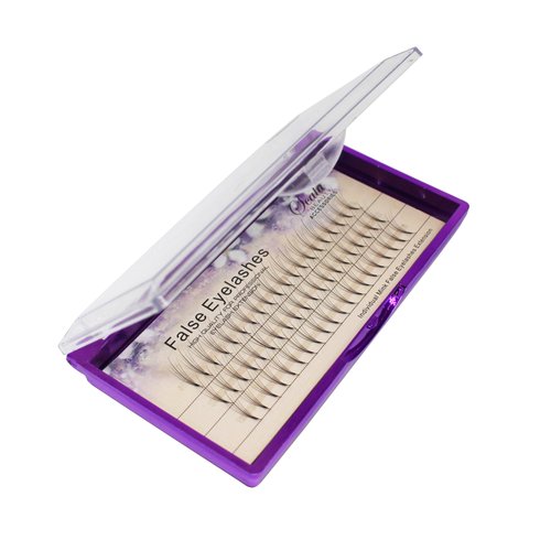 Scala Eyelash Extensions Russian Volume 5D Fans Phoenix Tail Design Individual False Eyelashes Cluster Thickness 0.07mm C Curl 8-16mm to Choose (16mm)