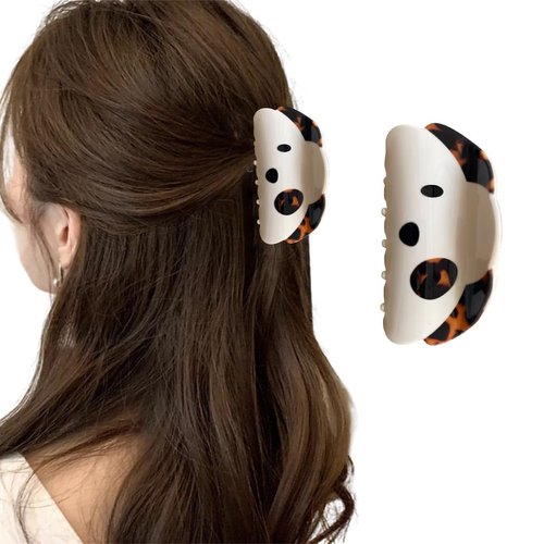 Cute Dog Hair Clips Fun Grab Clips for Women and Girls Suitable for Daily Life and Study